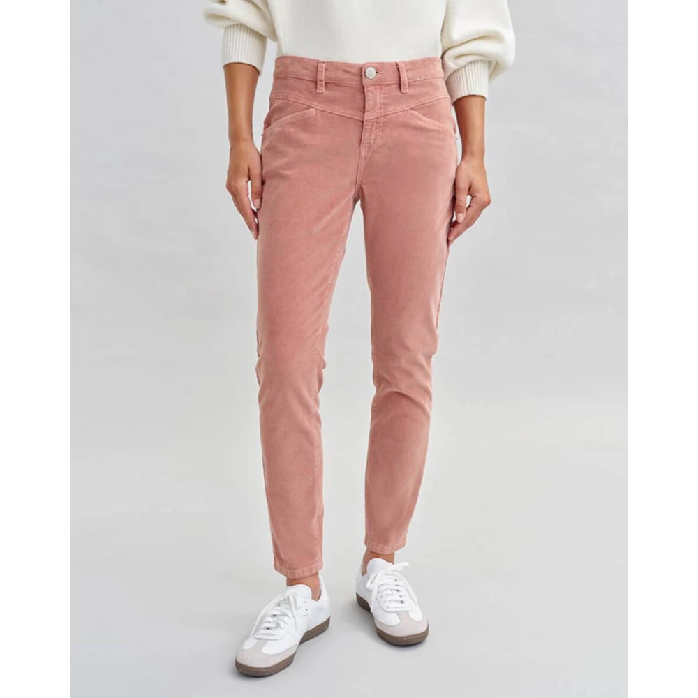 Opus Babycord Jeans Pink Dames