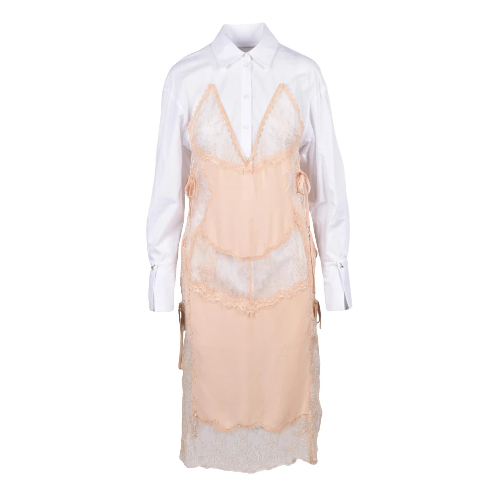 Patrizia Pepe Damen Beige Kleider, Sgröße: