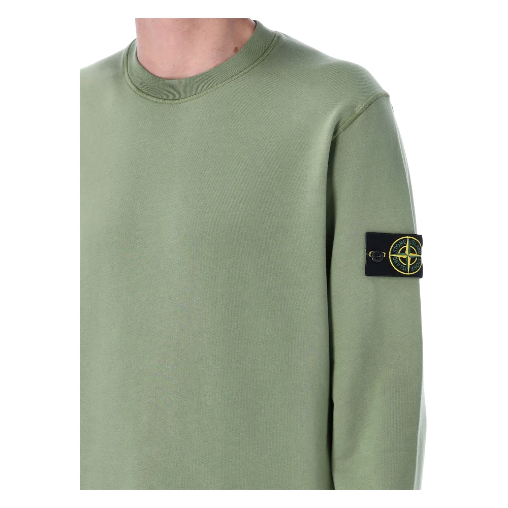 Stone Island Klassieke Crewneck Sweater Green Heren
