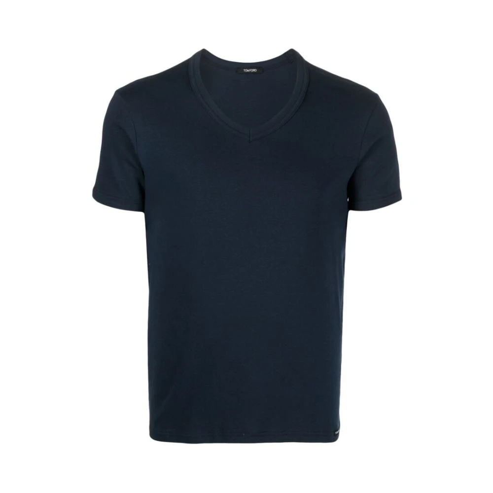Tom Ford - Tops > T-Shirts - Blue - Tom Ford - Modalova