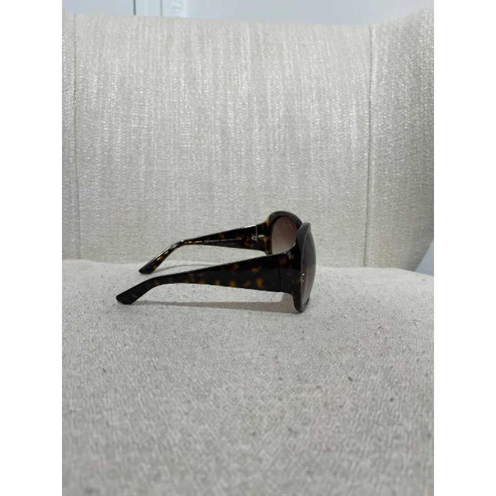 Gucci Vintage Pre-owned Plastic sunglasses Brown Dames