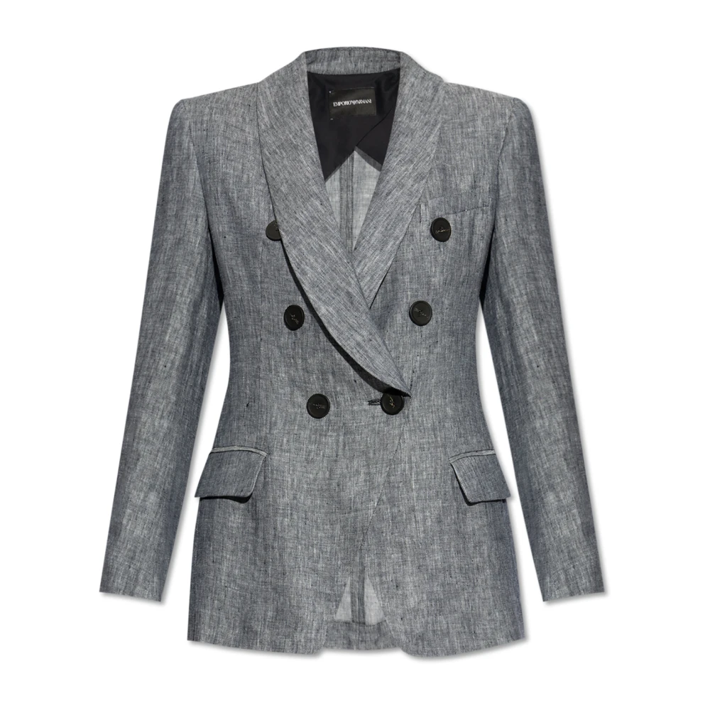 Emporio Armani Double-breasted blazer Gray Dames