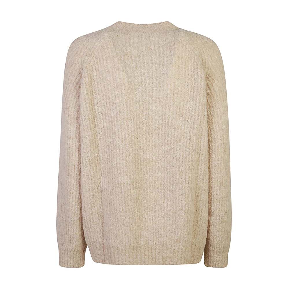 Roberto Collina Beige Gebreide Trui Aw24 Vrouwen Beige Dames