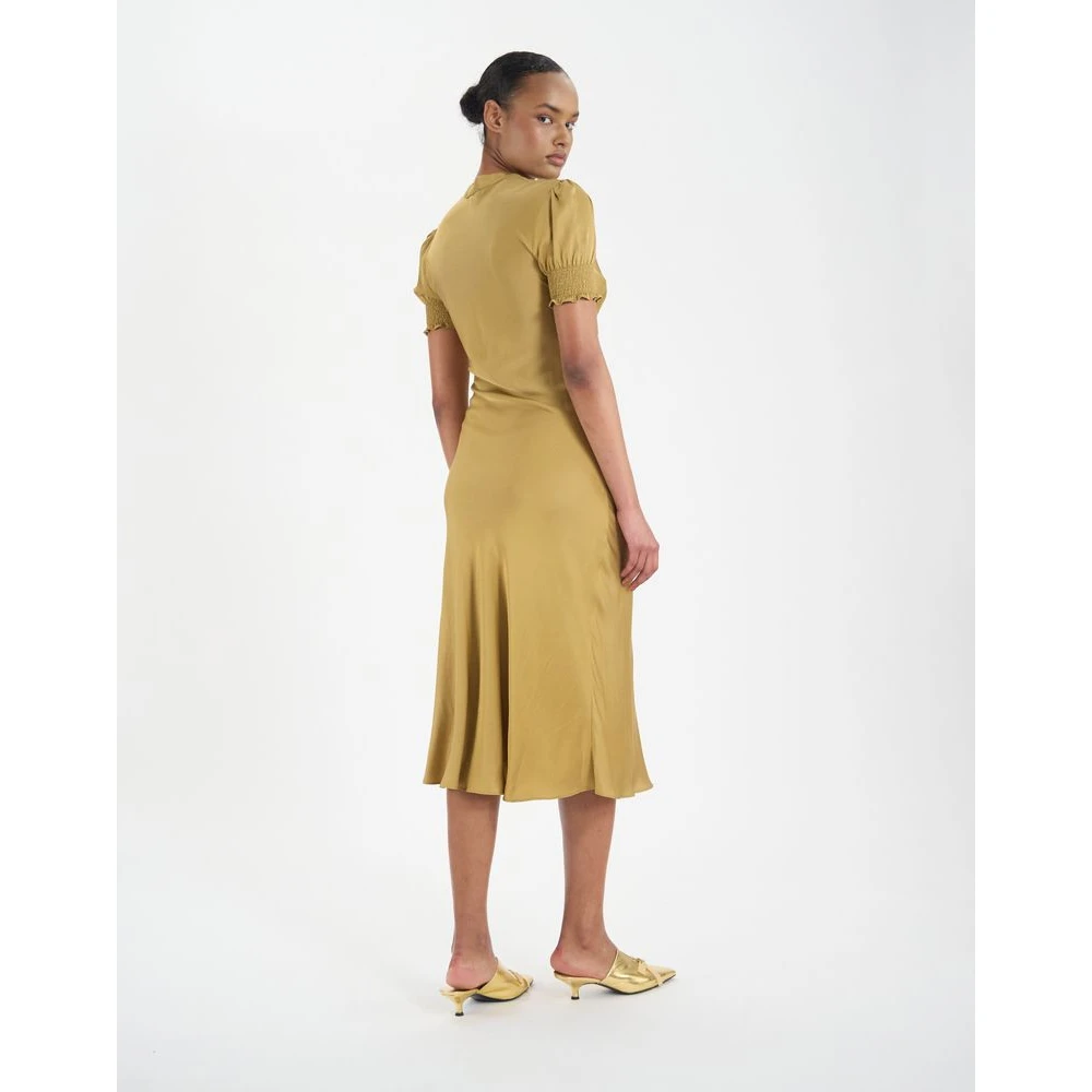 Ines De La Fressange Paris Cerise Cocktail Jurk Yellow Dames