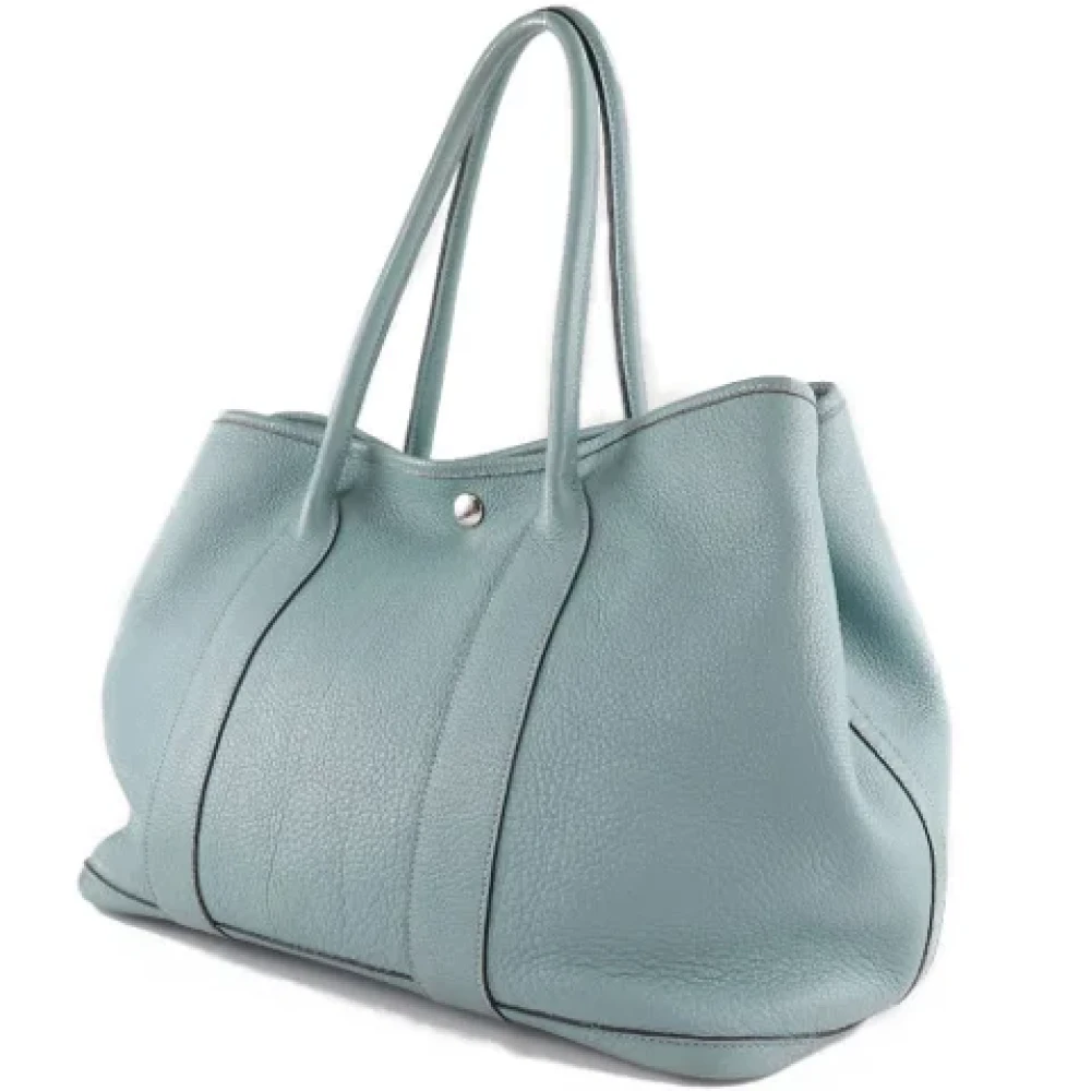 Hermès Vintage Pre-owned Fabric totes Blue Dames