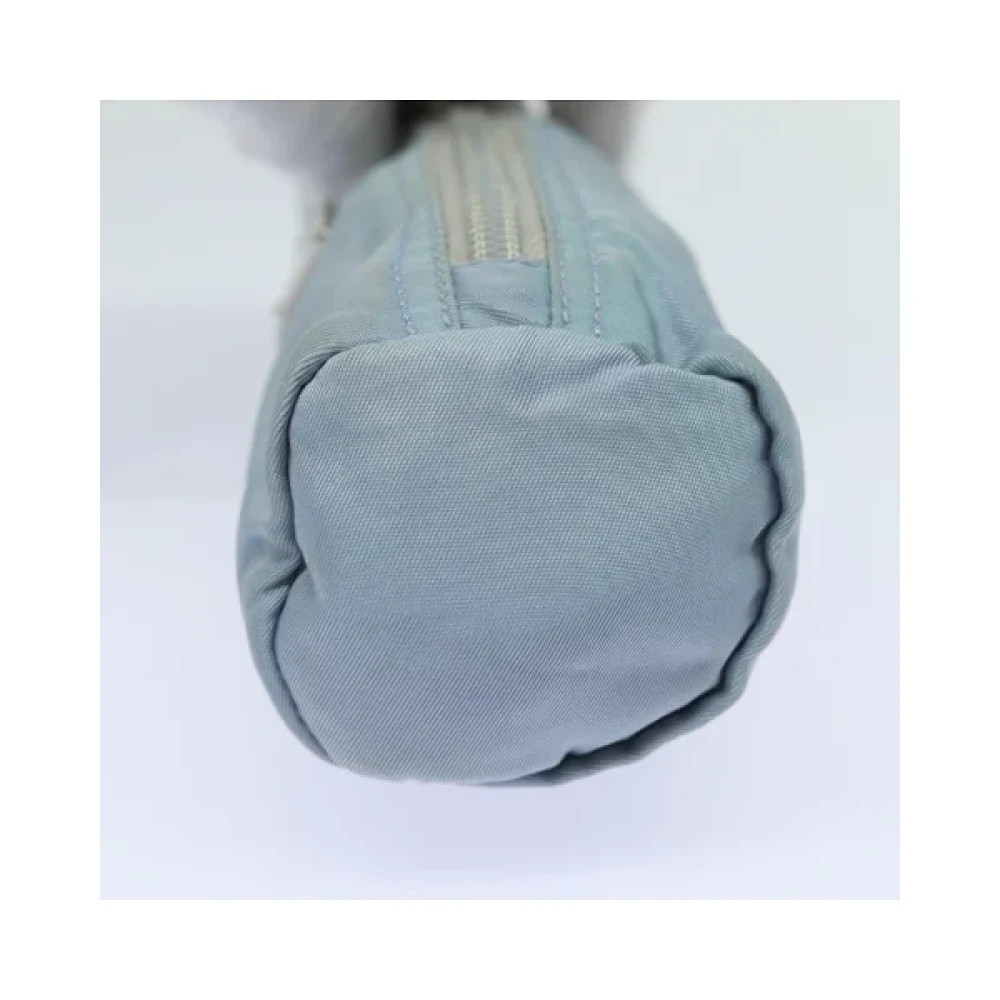 Prada Vintage Pre-owned Nylon prada-bags Blue Dames