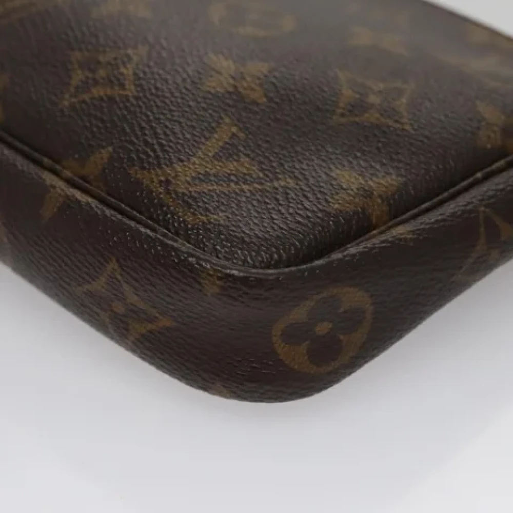 Louis Vuitton Vintage Pre-owned Canvas clutches Brown Dames