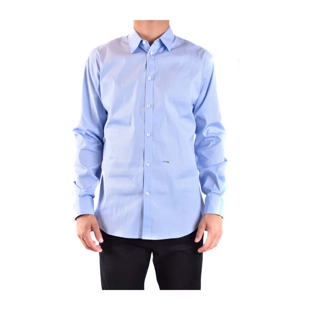 Dsquared2 Men's Blue Casual Shirts, M, Shirts
