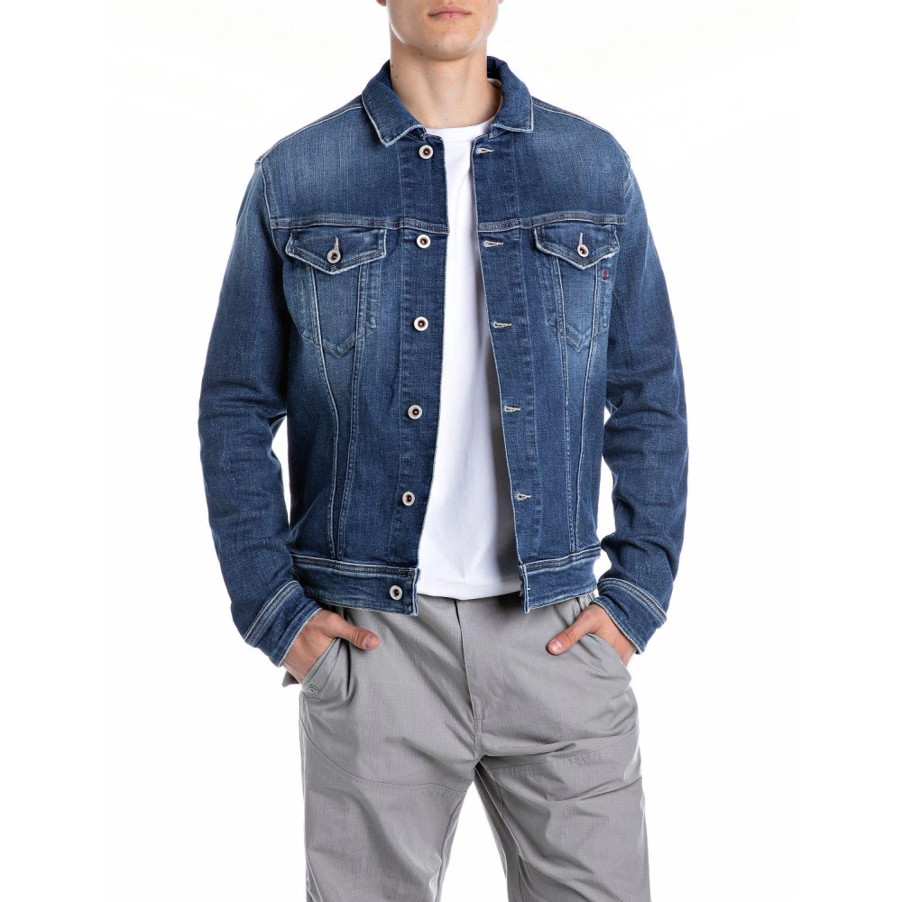 Jackets > Denim Jackets - - Replay - Modalova