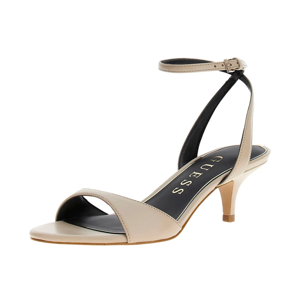 Guess Beige High Heel Sandals, Female, 6 Uk, Lerela Sandal