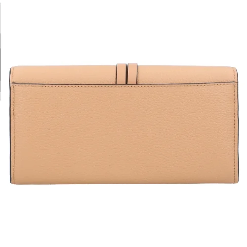 Chloé Leather wallets Beige Dames