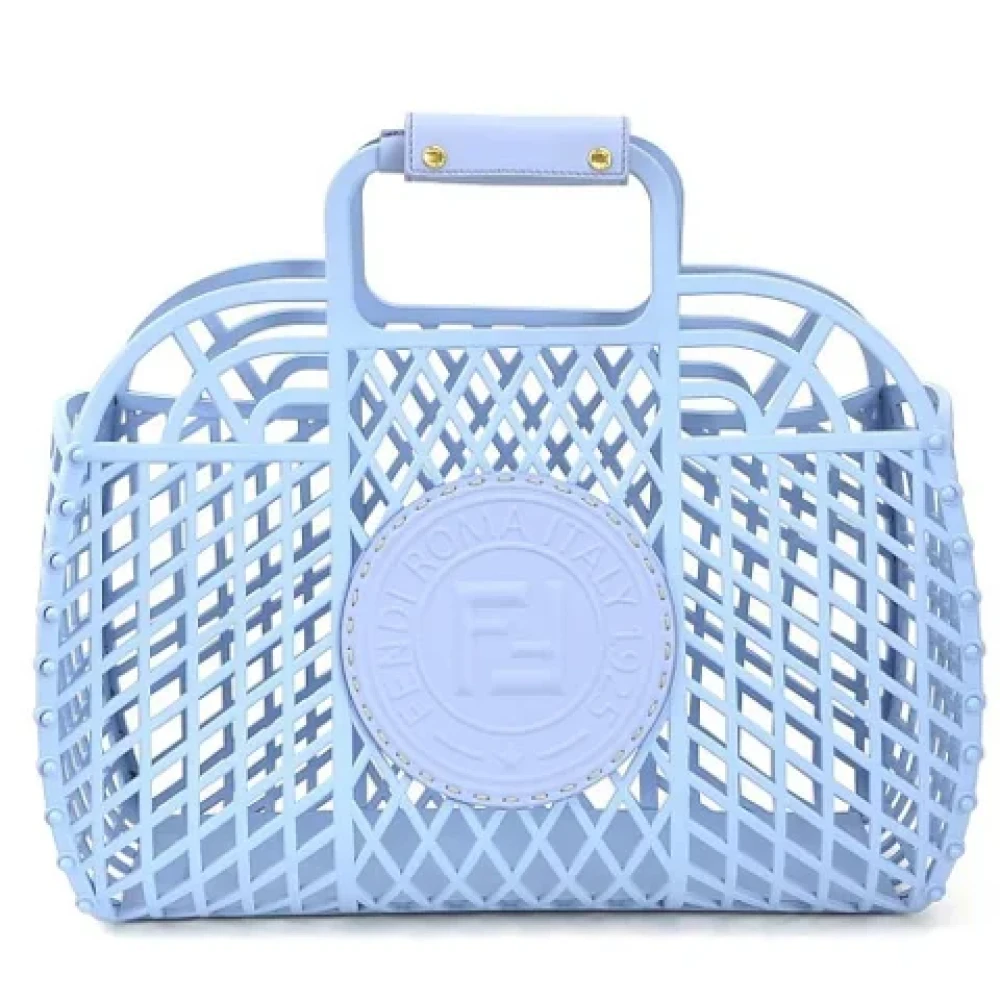 Fendi Vintage Pre-owned Fabric fendi-bags Blue Dames