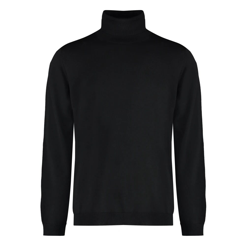 Roberto Collina Geribbelde Coltrui Black Heren