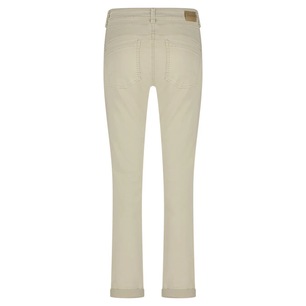 Red Button Relax Jog Jeans Beige Dames