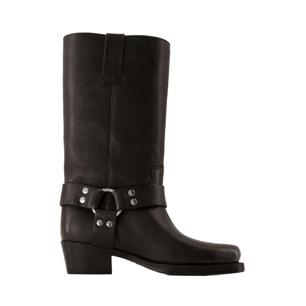 Paris Texas Black Cowboy & Biker Boots, Female, 4 Uk, Roxy Boot