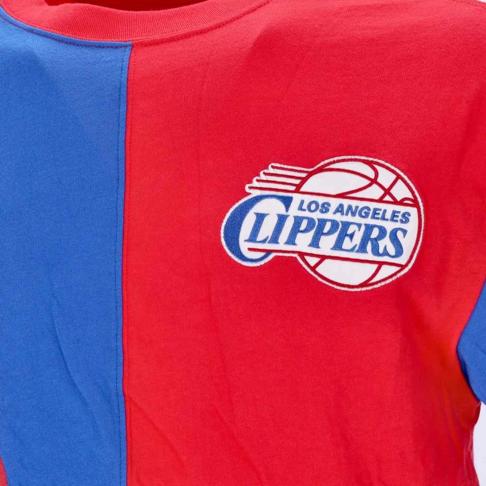 Mitchell & Ness NBA Play By Play Tee Red Heren