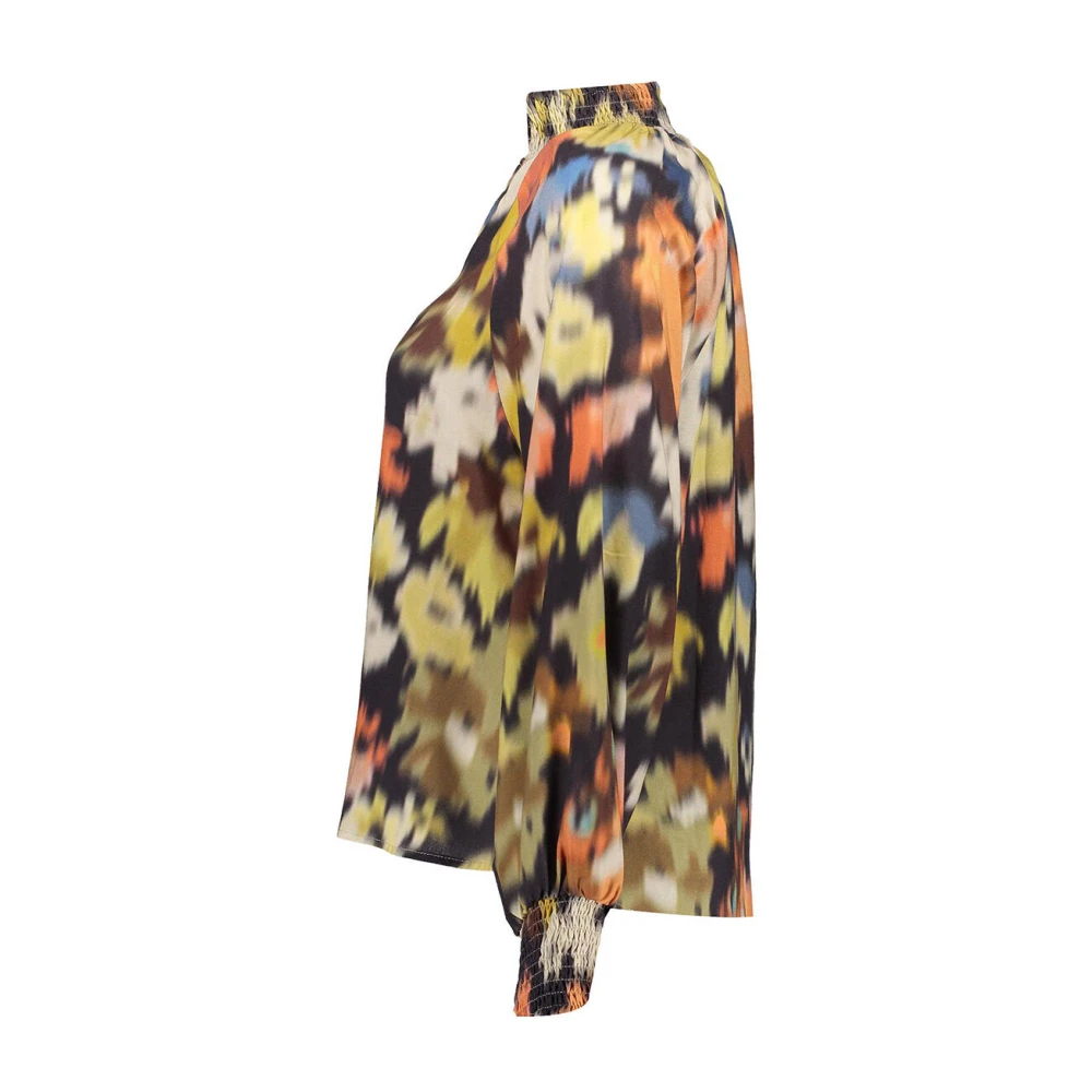 Geisha Lange Mouw Blouse Multicolor Dames
