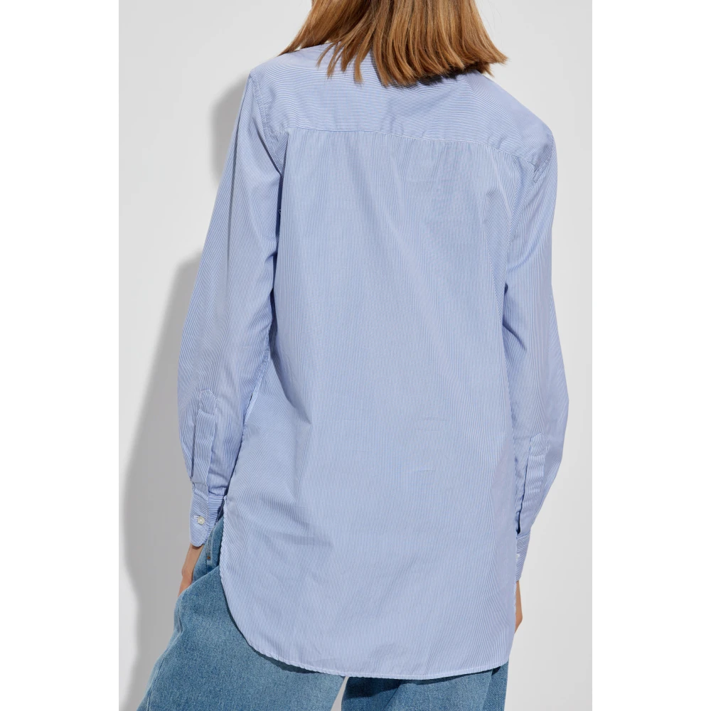 Officine Générale Shirt Amelia Blue Dames
