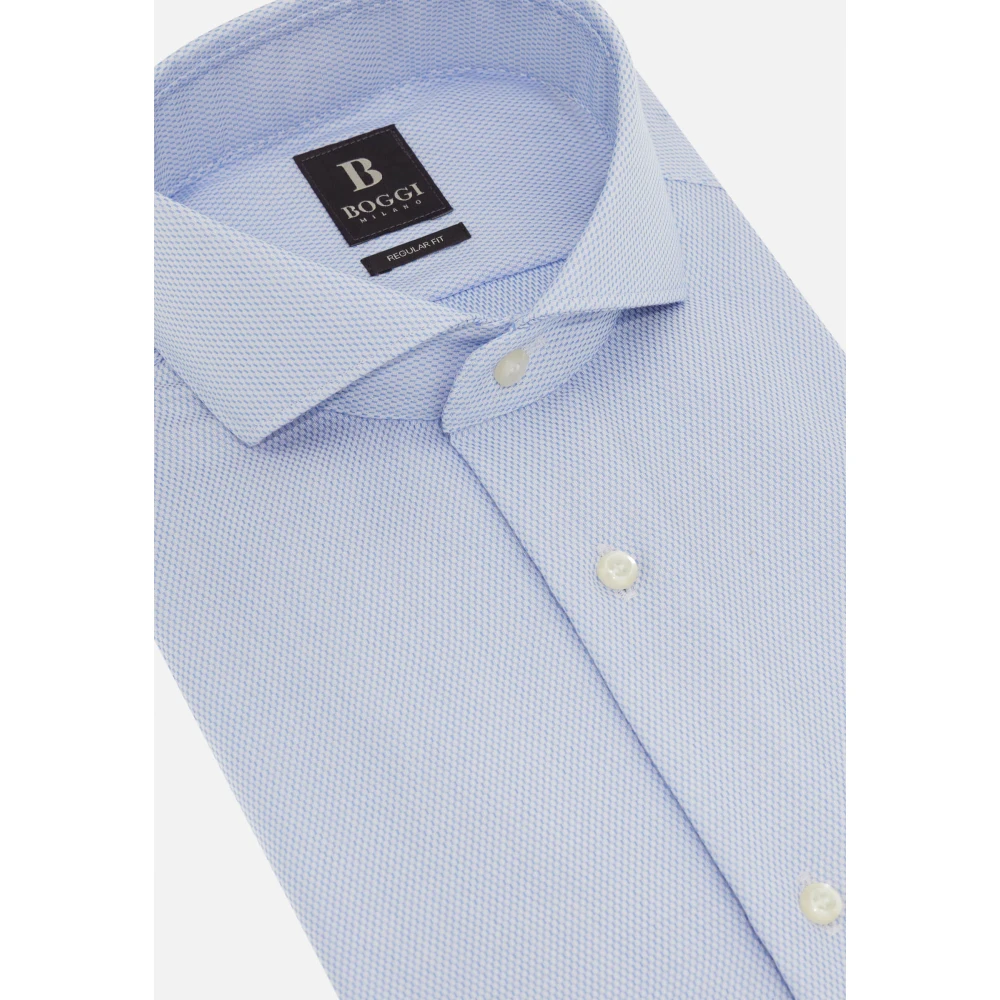 Boggi Milano Ultimate Non-Iron Slim Fit Katoenen Overhemd Red Heren