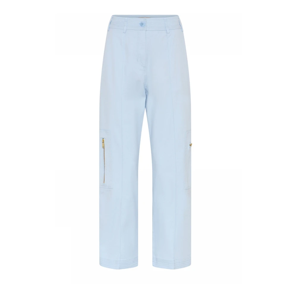 Gustav Women's Blue Wide Trousers - Wide Trousers - 3XL - Trousers