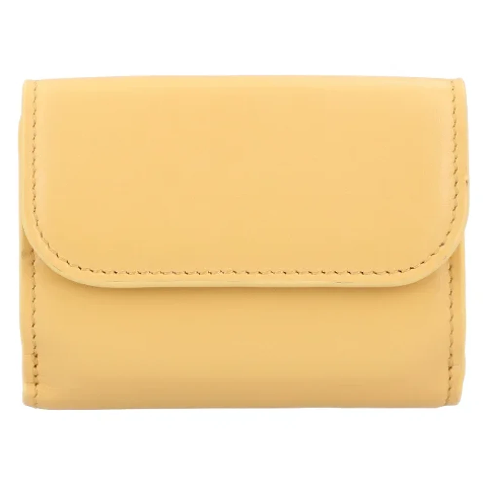 Chloé Leather wallets Yellow Dames