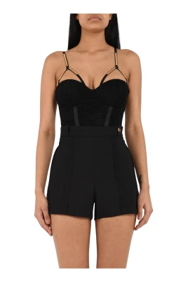 Jersey Bodysuit med Juveldekorationer