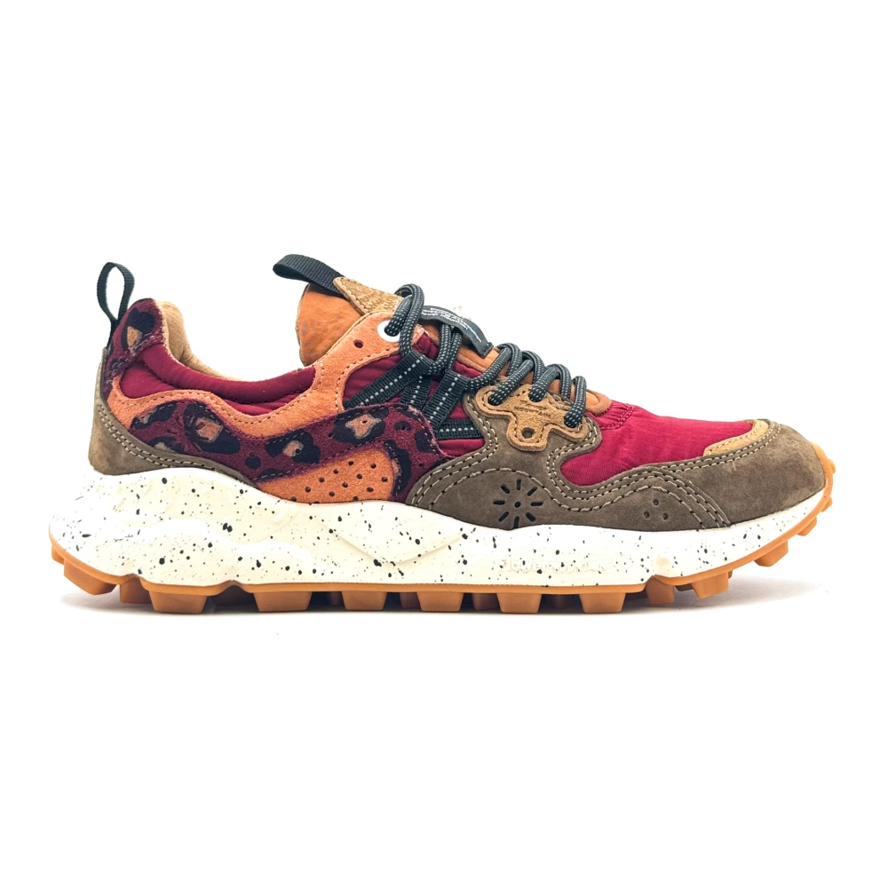 Flower Mountain Bordeaux Yamano Sneakers Höst Vinter 2024/2025 Multicolor, Dam