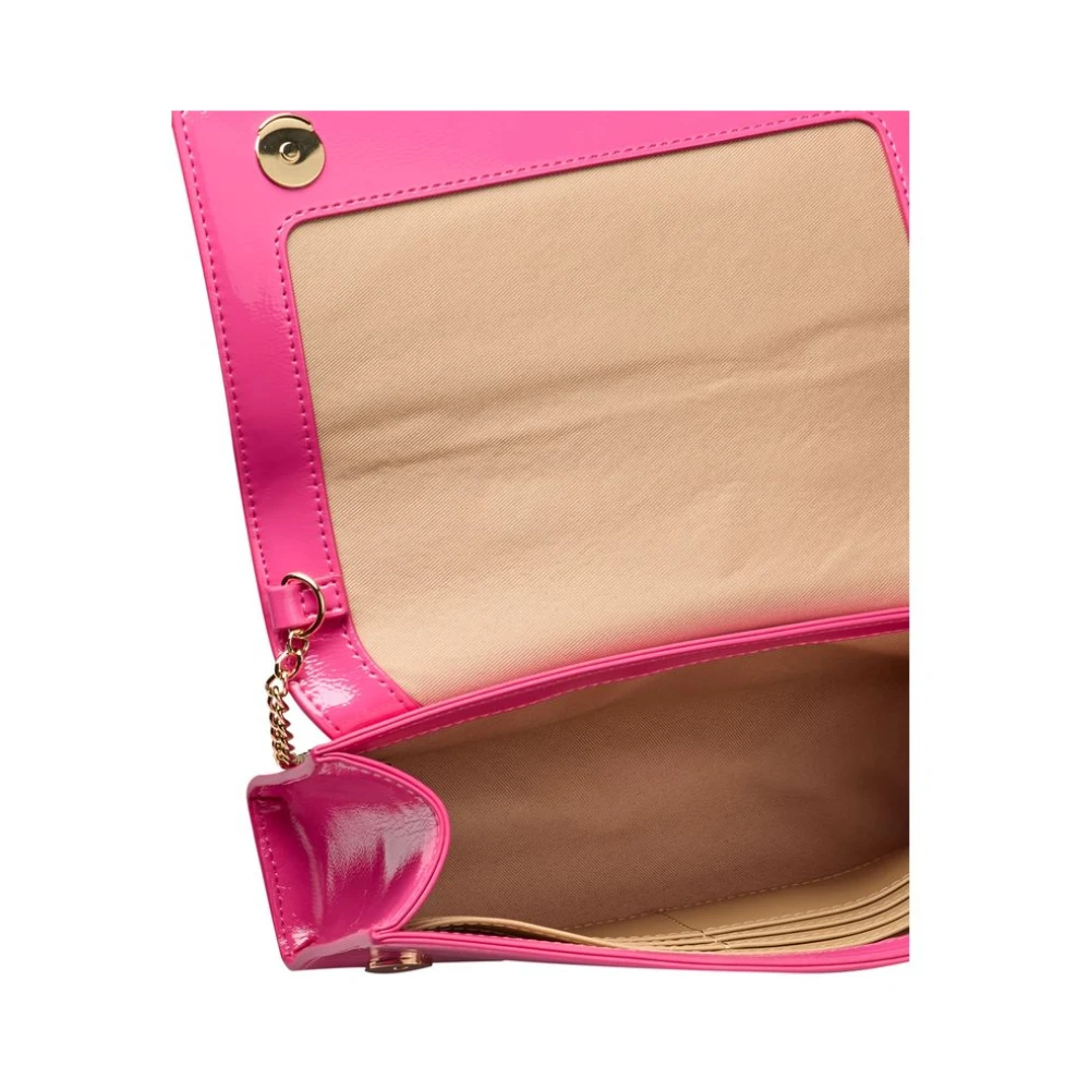 Love Moschino Kleurrijke Crossbody Tas met Ketting Pink Dames