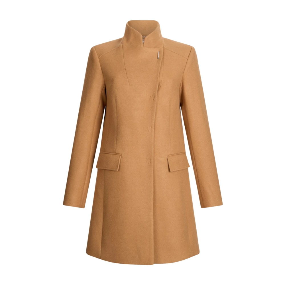 Liu Jo Vrouw Bruin Jassen Dames, M, Cappotto In Panno Double