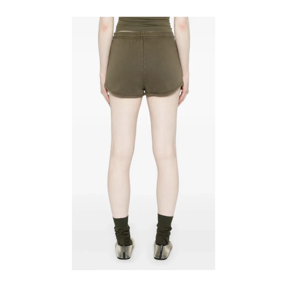 Entire Studios Militaire Micro Shorts Green Dames