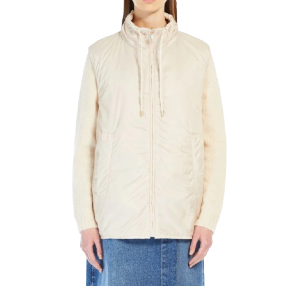 Max Mara Weekend Omkeerbaar Beige Vest Luxepad Technologie Beige Dames