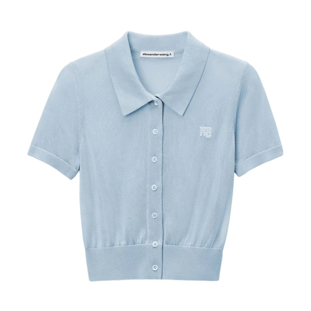 Alexander wang Blauwe T-shirts en Polo's voor Vrouwen Blue Dames