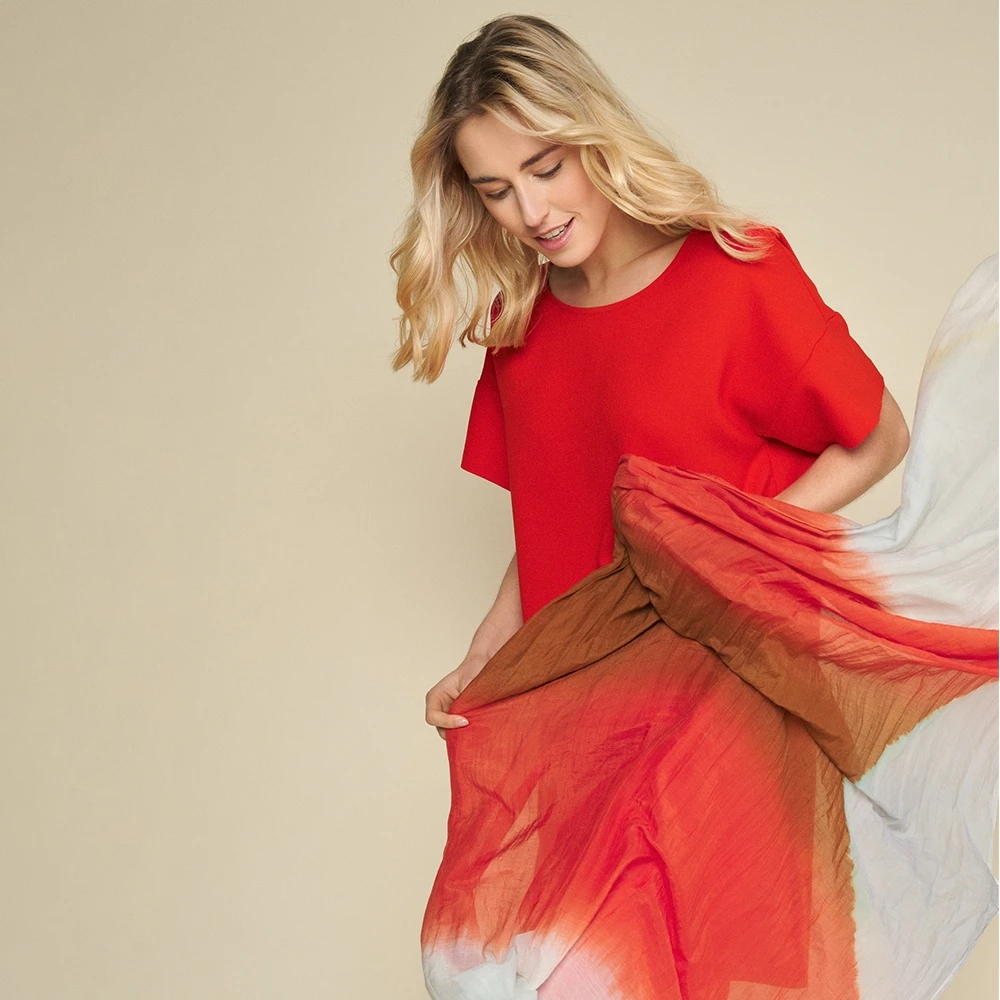 Marie Méro Rode Sportieve Elegante Jurk Red Dames