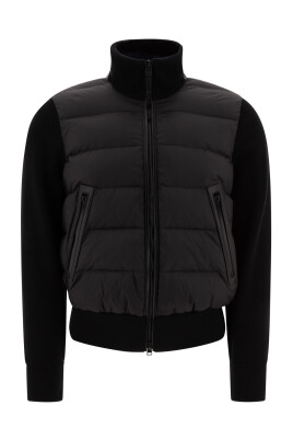 black-wool-nylon-down-jacket