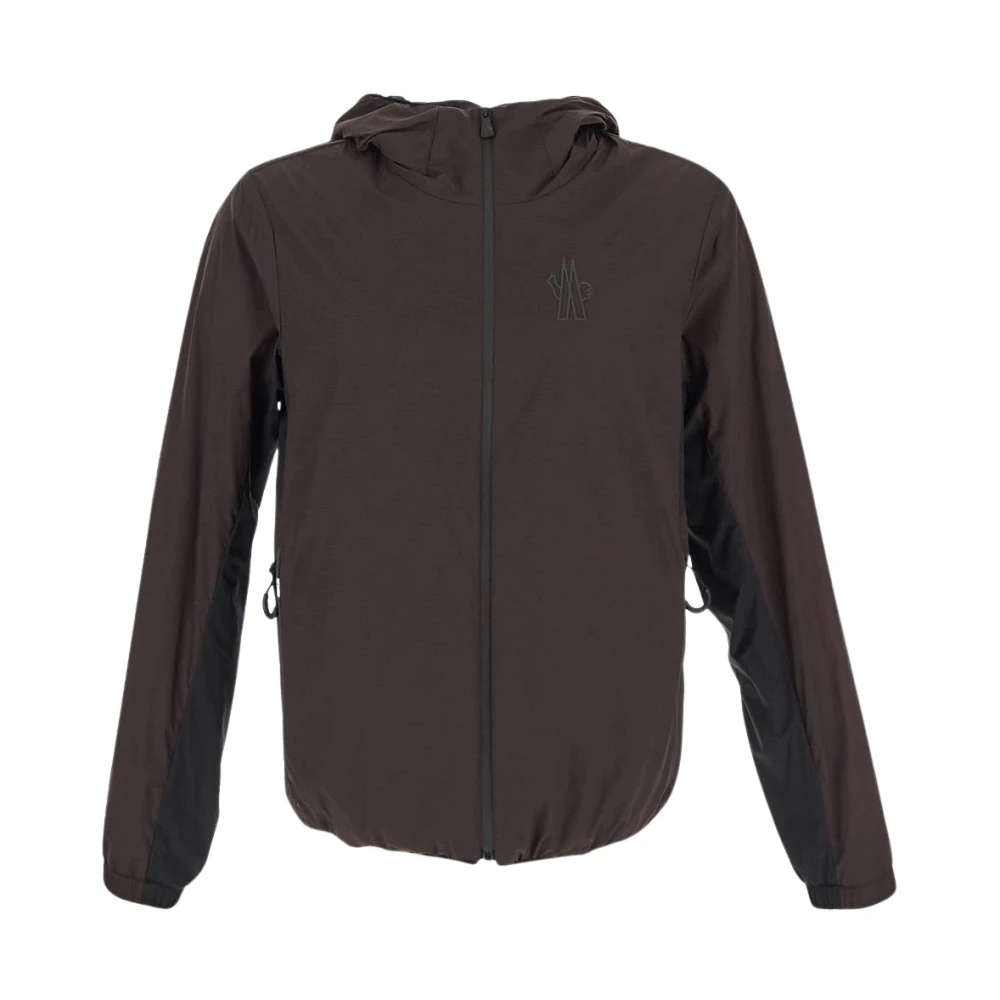 Moncler Nylon Bissen Jacket Brown Heren
