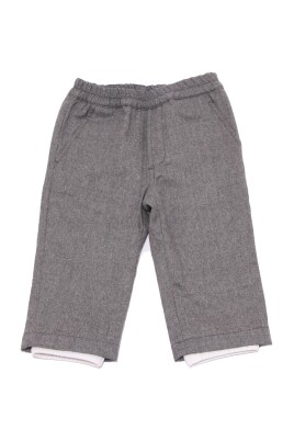 pantalon-gris-en-laine-modele-sport