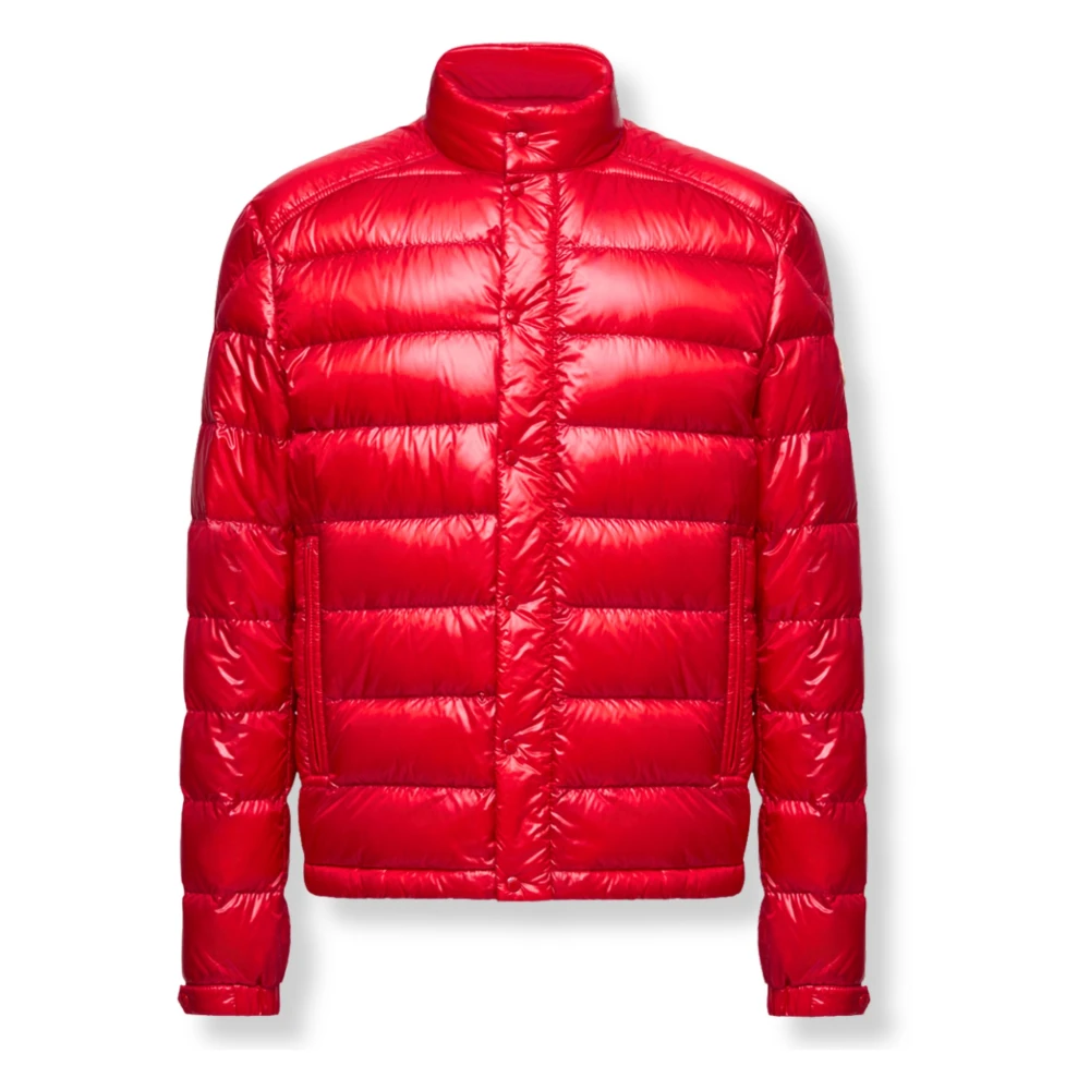 Moncler Men's Red Down Jackets, Xl, Selves Short Down Jacket