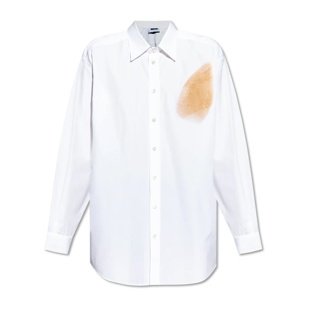 Moschino Herren Weiß Shirts, Lgröße: