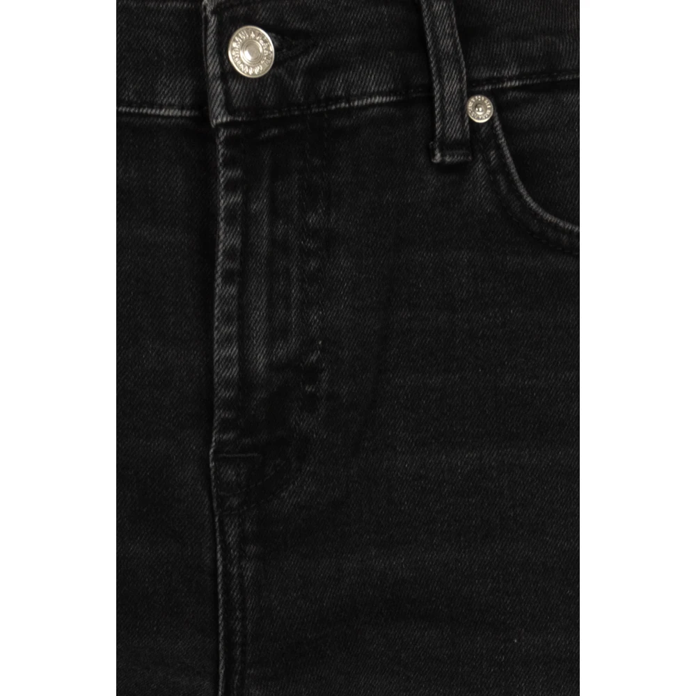 7 For All Mankind Zwarte Jeans Daisy Enkel Luxe Vintage Black Dames
