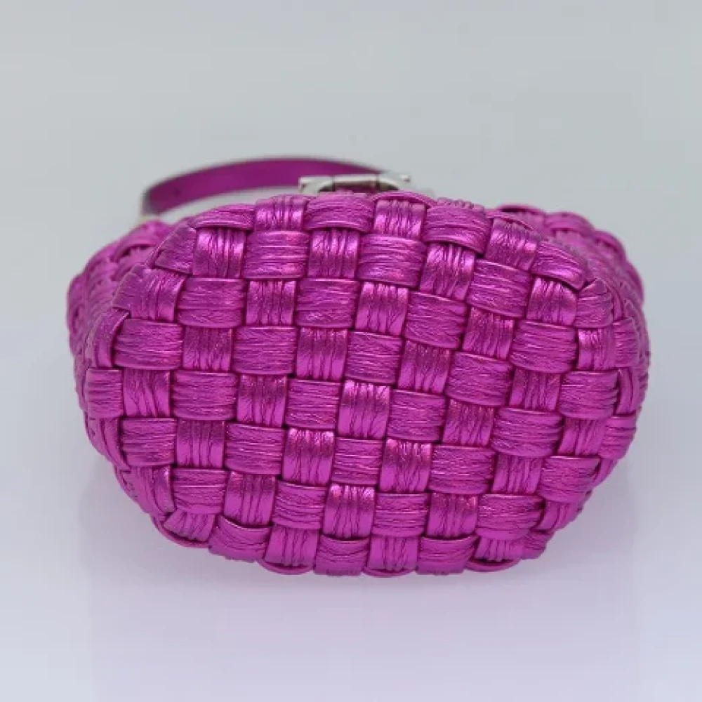 Salvatore Ferragamo Pre-owned Leather shoulder-bags Pink Dames
