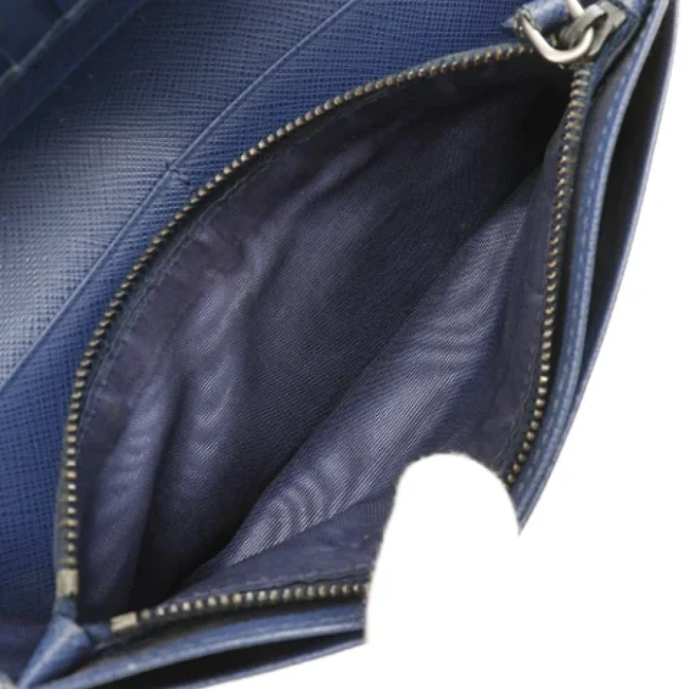 Prada Vintage Pre-owned Fabric wallets Black Dames