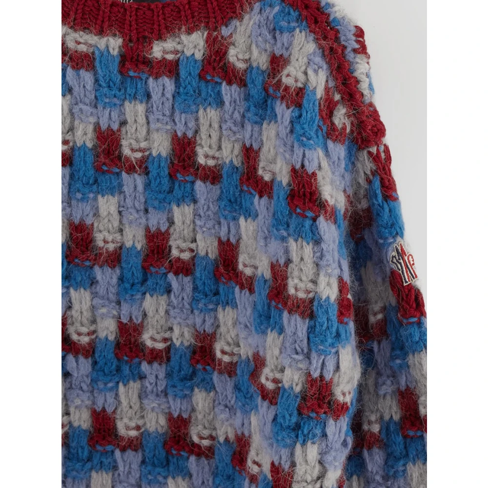Moncler Gebreide Crewneck Sweater Multicolor Heren