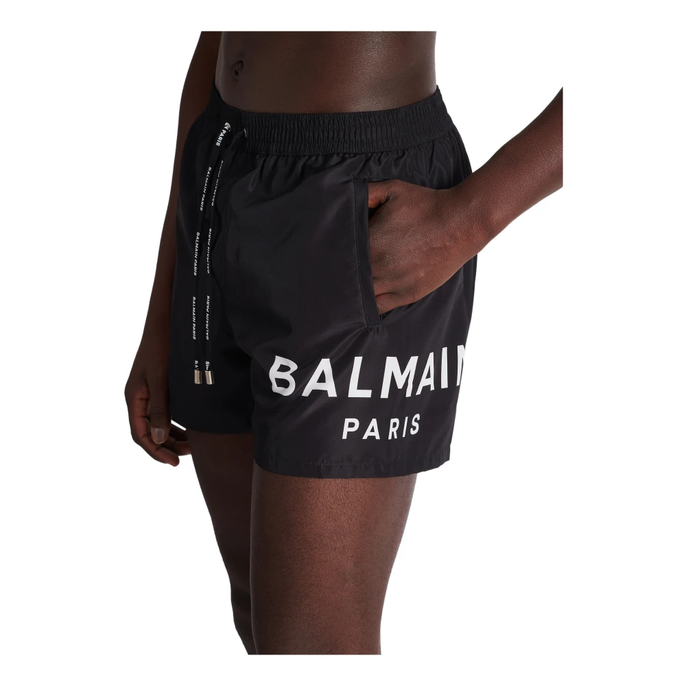 Balmain Zwemshorts Black Heren