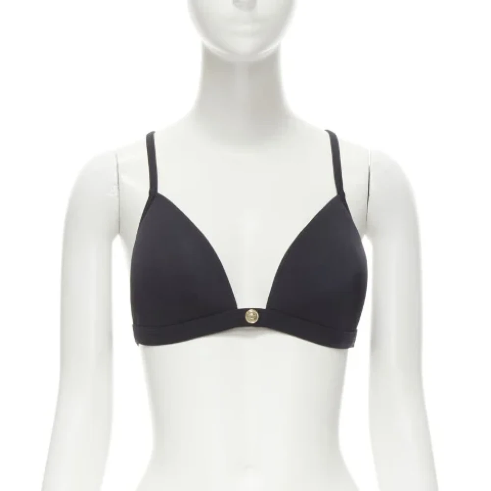 Versace Pre-owned Polyester swimwear Black Dames