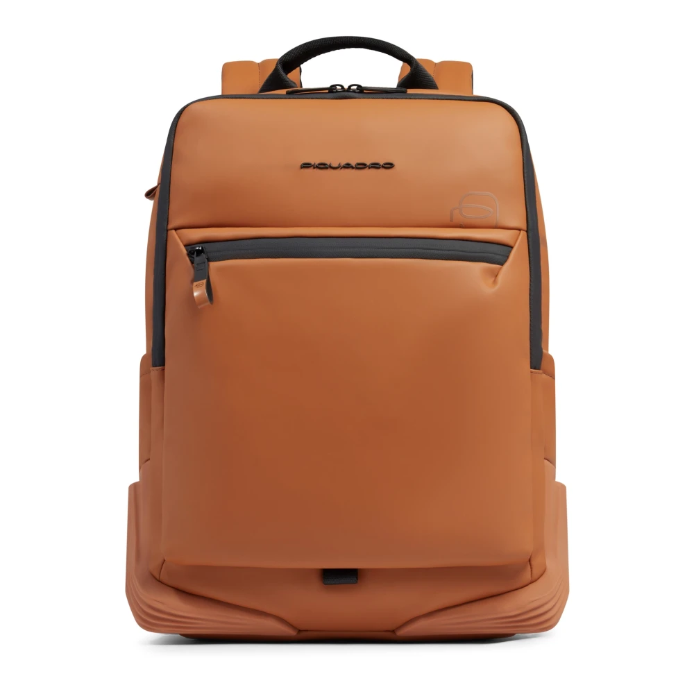 Piquadro Homme Marron Sacs, Brun, Taille: One Size Sac À Dos Pour Ordinateur 14" Résistant À L'eau