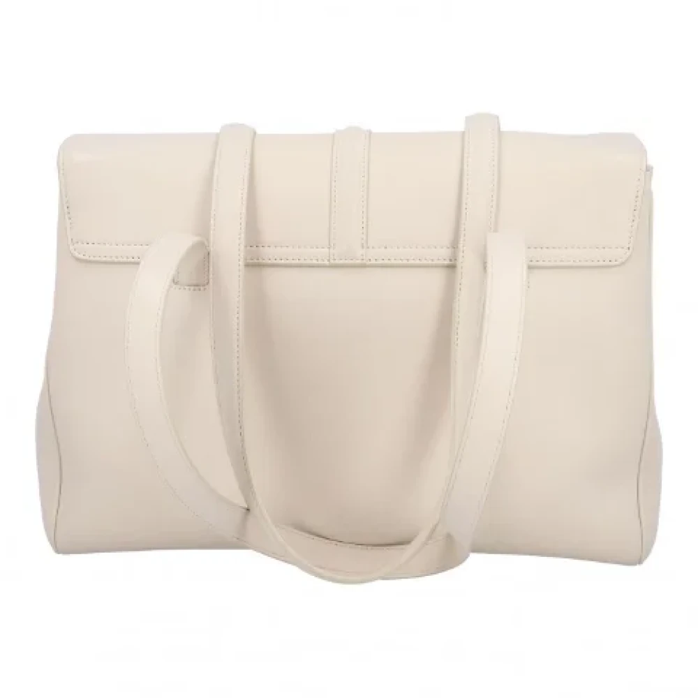 Celine Vintage Pre-owned Leather celine-bags Beige Dames