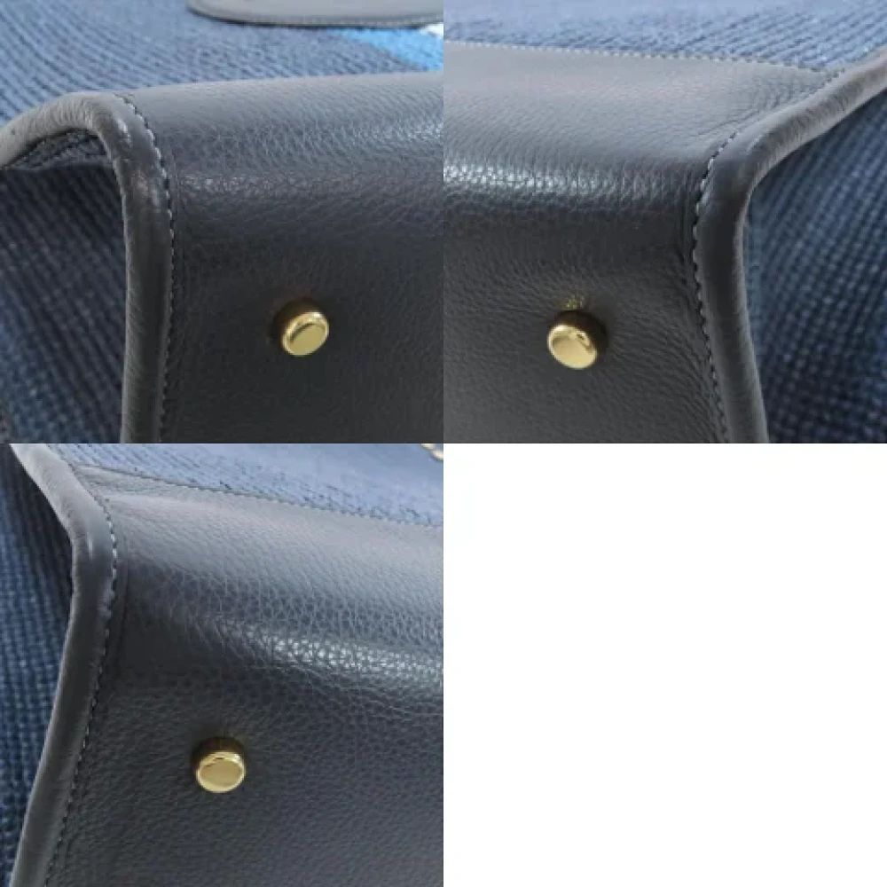 Coach Pre-owned Fabric handbags Blue Dames
