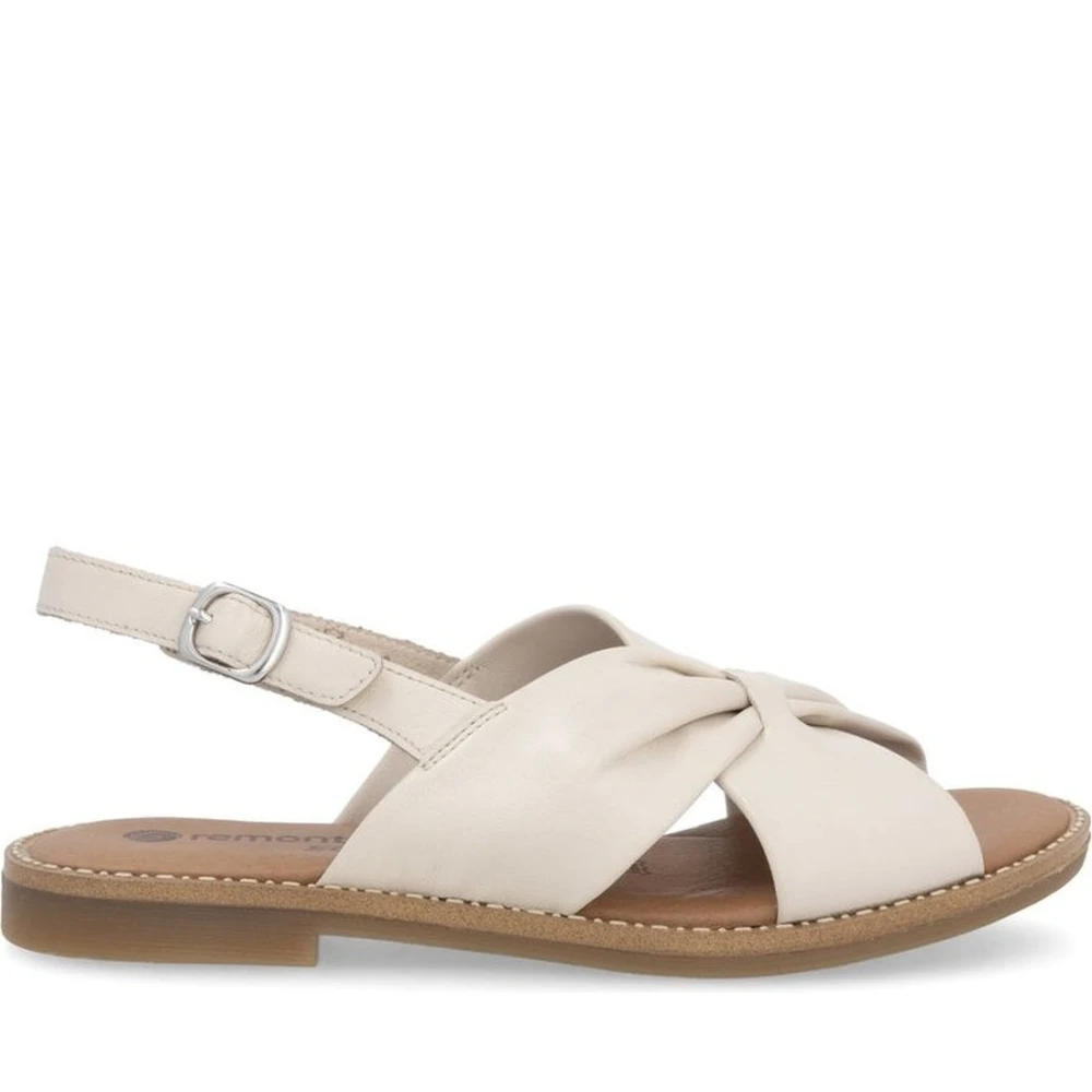 Remonte Women's Beige Flat Sandals, 5 Uk, Casual Open Sandals