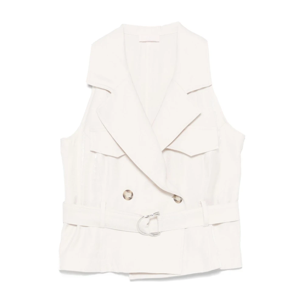Liu Jo - Jackets > Vests - Beige - Liu Jo - Modalova