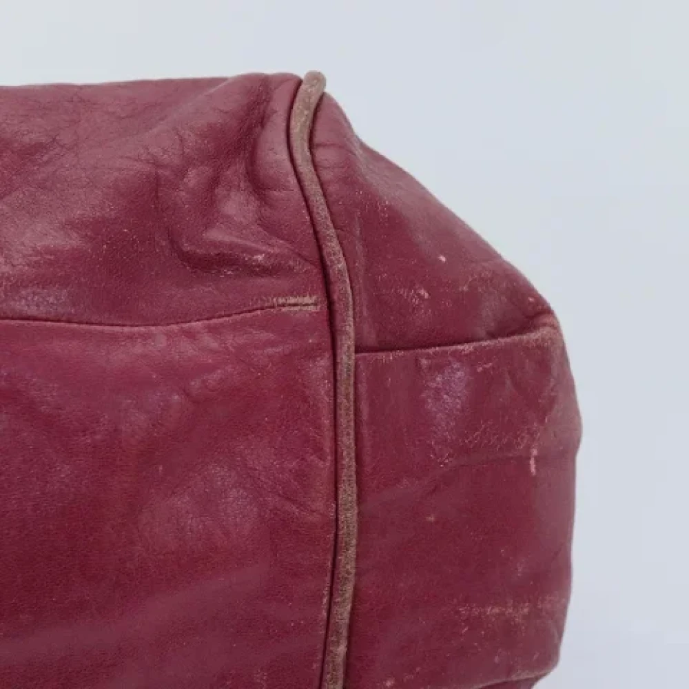Chloé Pre-owned Leather handbags Pink Dames